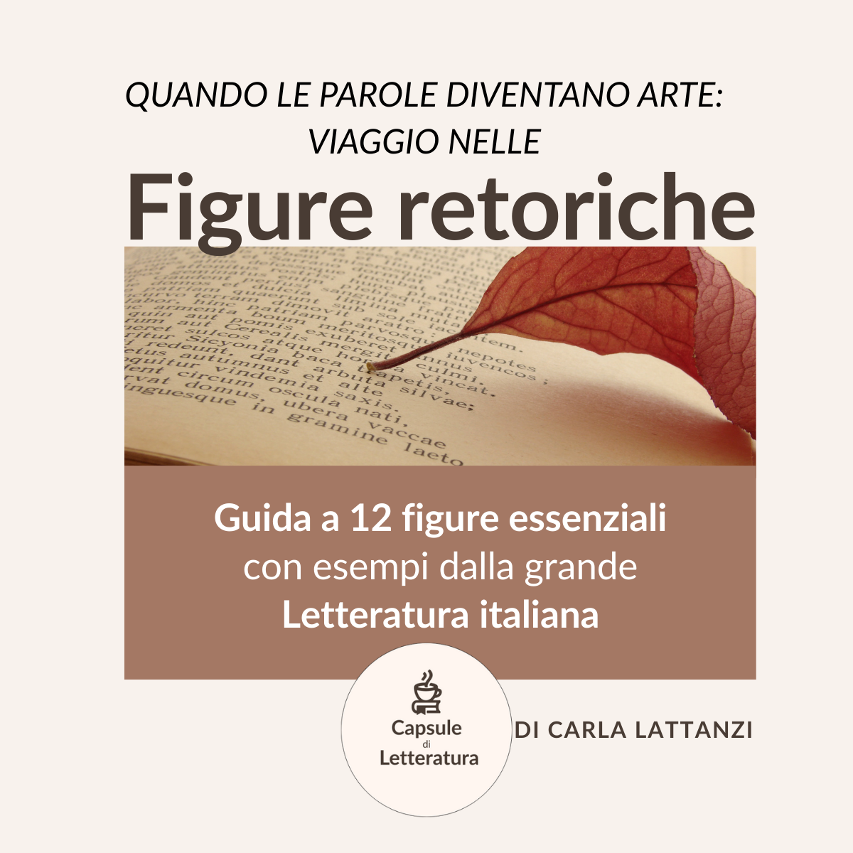 Guida alle figure retoriche - 12 chiavi per la bellezza